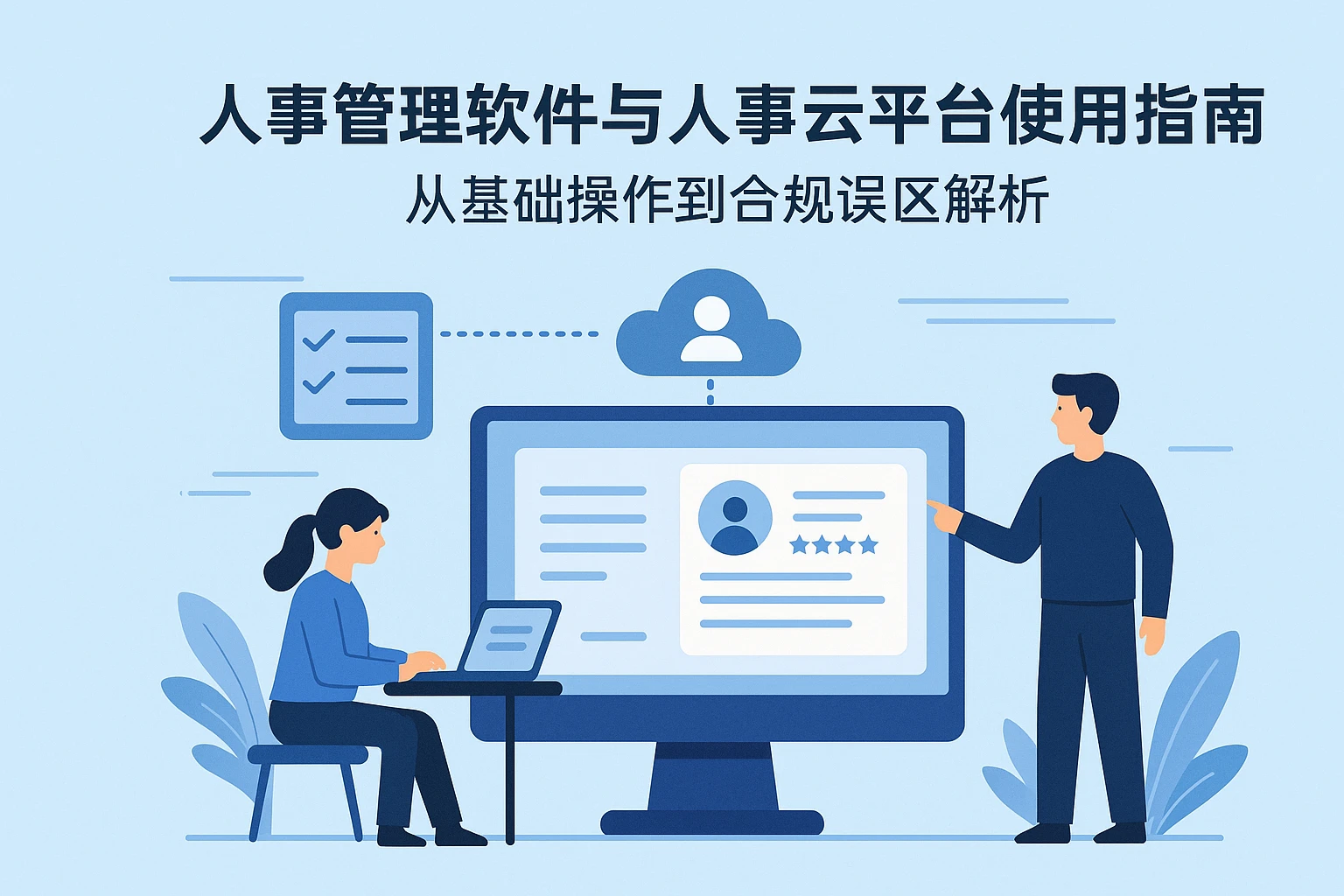 人事管理软件与人事云平台使用指南:从基础操作到合规误区解析