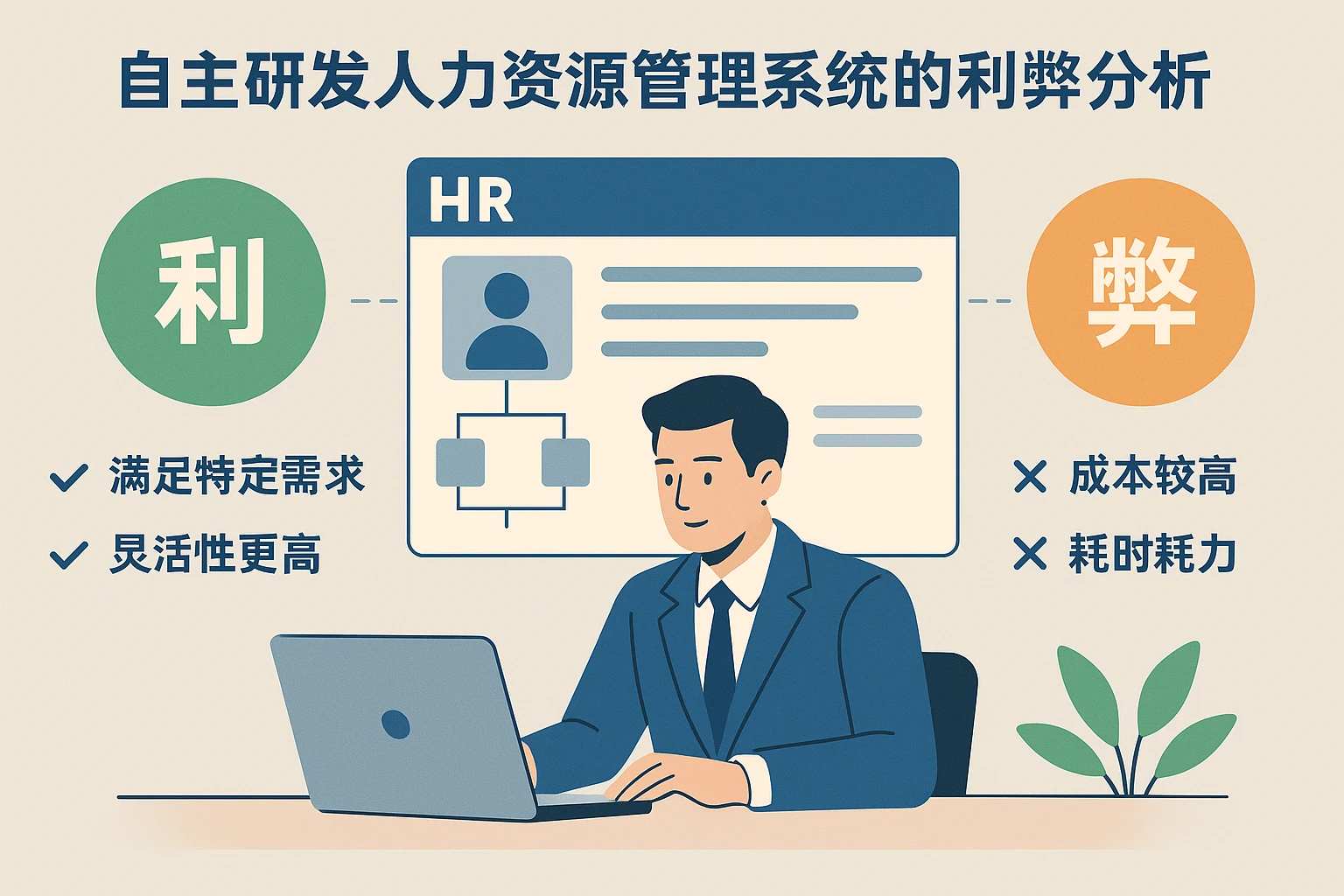 自主研发人力资源管理系统的利弊分析
