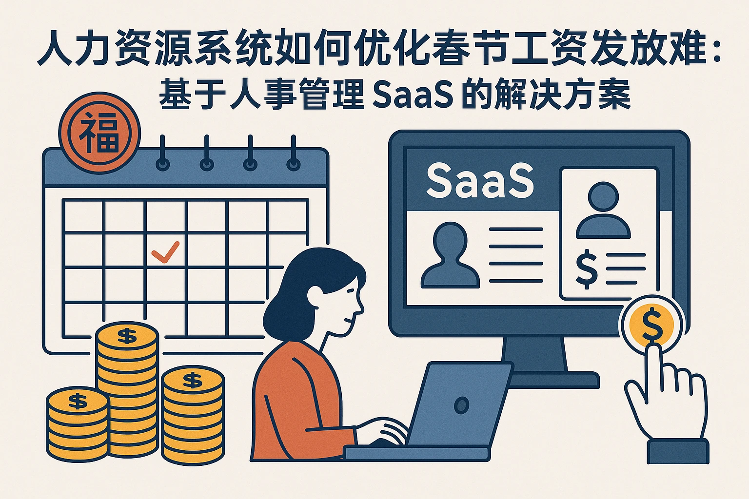 人力资源系统如何优化春节工资发放难题:基于人事管理SaaS的解决方案