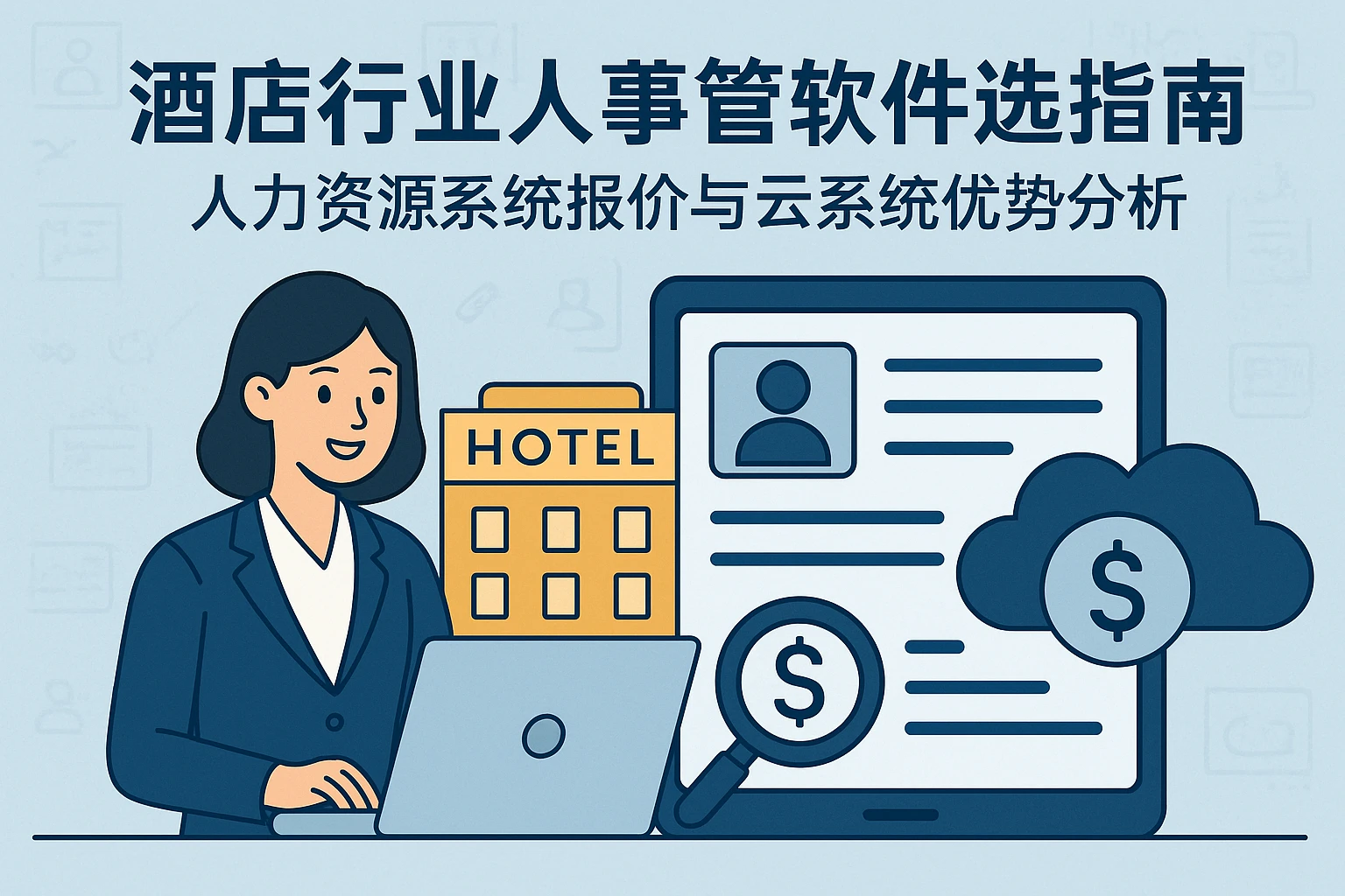 酒店行业人事管理软件选择指南：人力资源系统报价与云系统优势分析