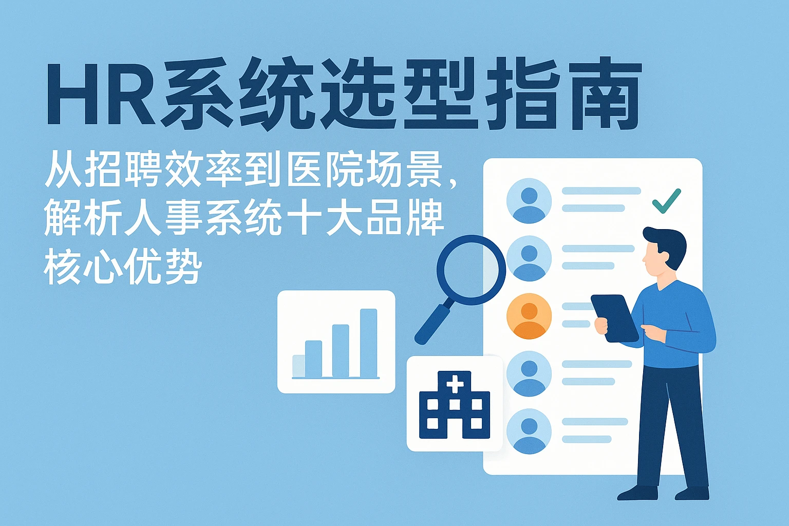 HR系统选型指南：从招聘效率到医院场景，解析人事系统十大品牌核心优势