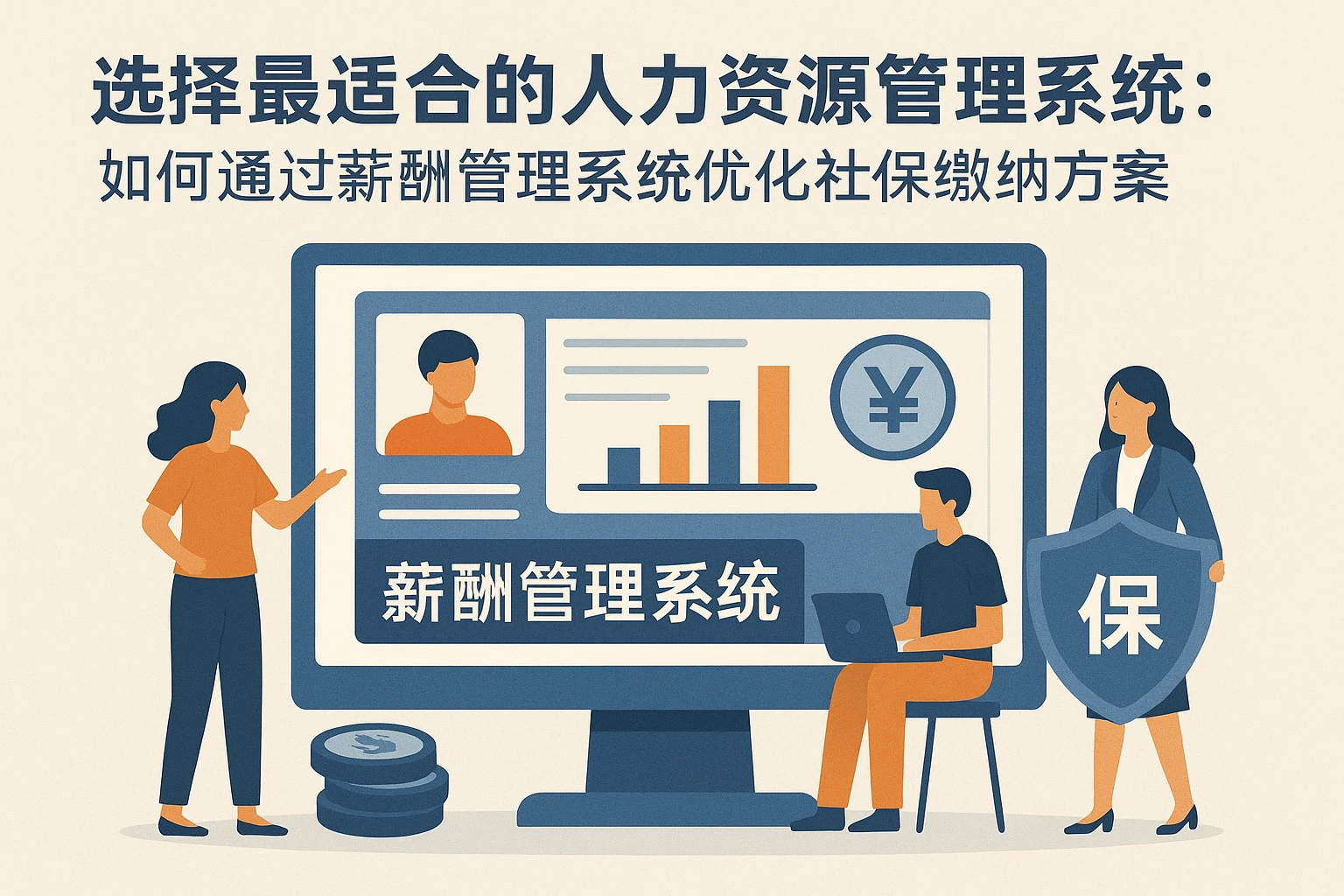 选择最适合的人力资源管理系统:如何通过薪酬管理系统优化社保缴纳方案