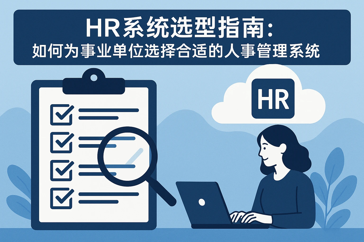 HR系统选型指南:如何为事业单位选择合适的人事管理系统
