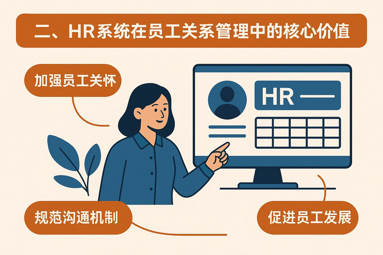 二、HR系统在员工关系管理中的核心价值