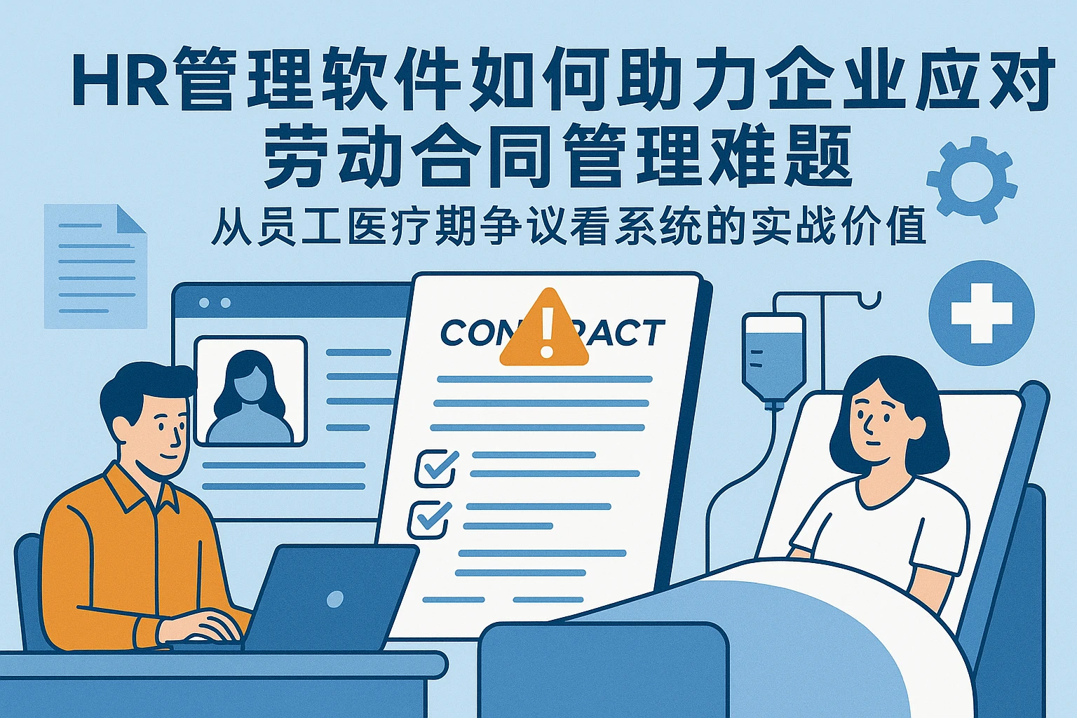 HR管理软件如何助力企业应对劳动合同管理难题——从员工医疗期争议看系统的实战价值