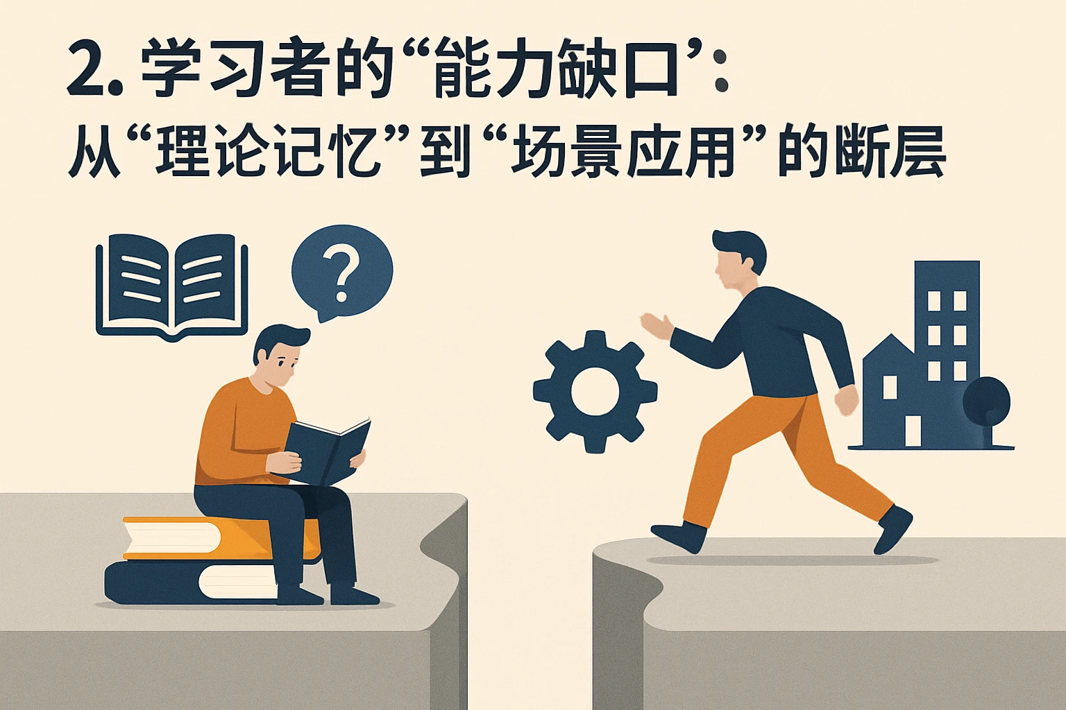 2. 学习者的“能力缺口”:从“理论记忆”到“场景应用”的断层