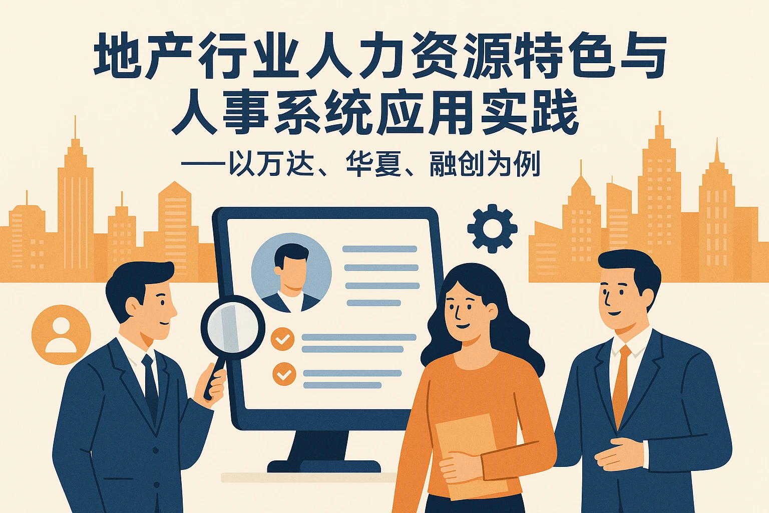 地产行业人力资源特色与人事系统应用实践——以万达、华夏、融创为例