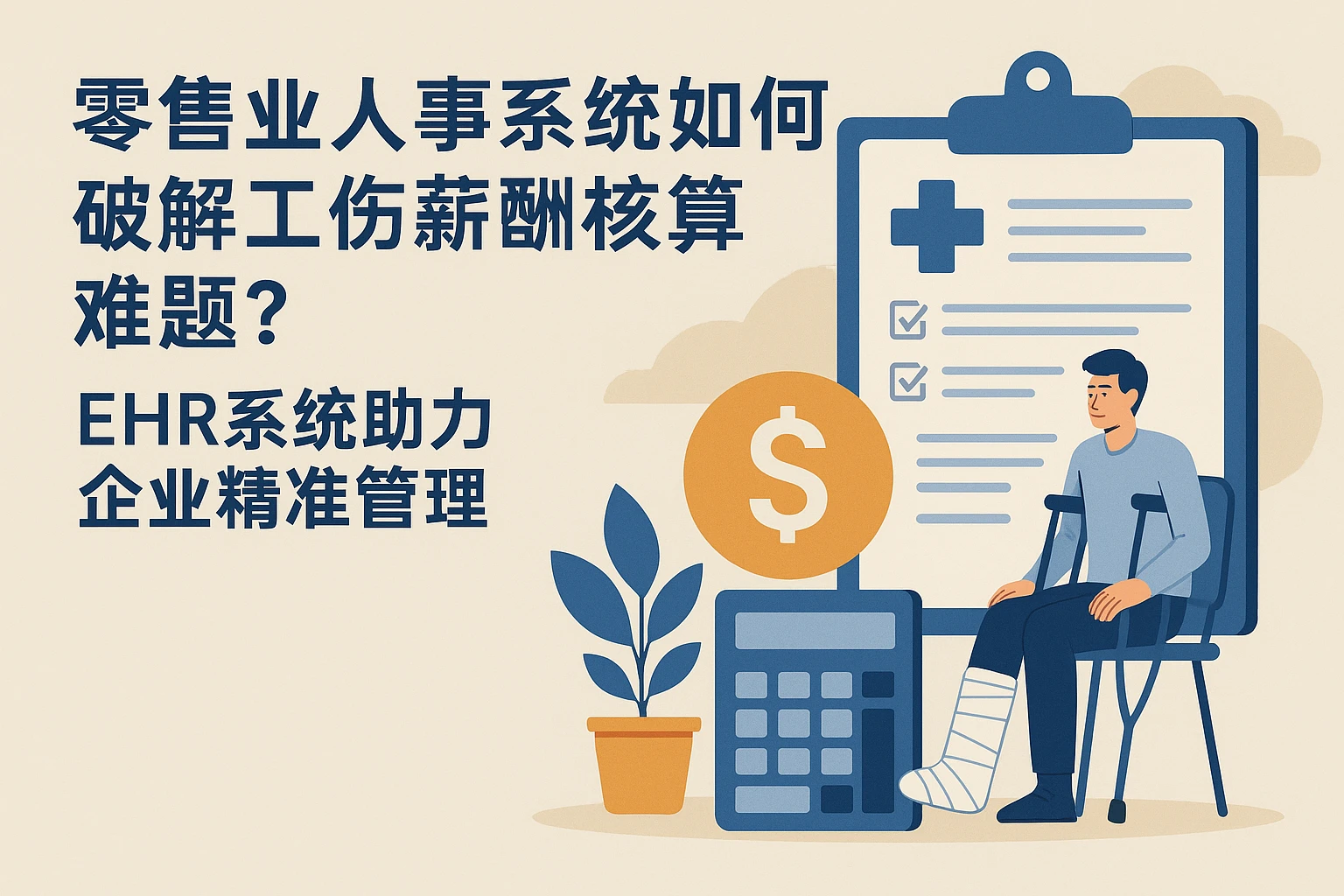零售业人事系统如何破解工伤薪酬核算难题？EHR系统助力企业精准管理