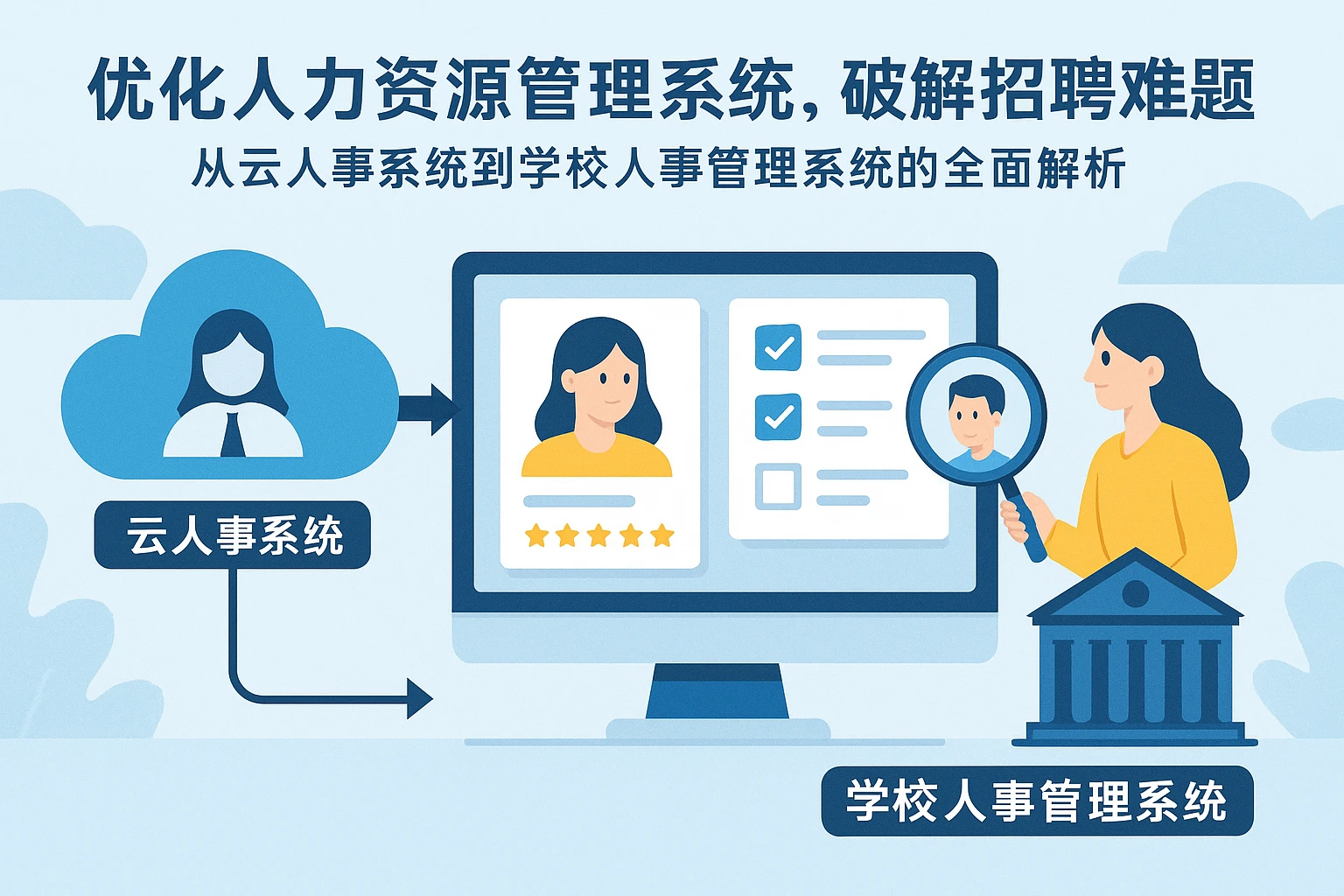 优化人力资源管理系统,破解招聘难题:从云人事系统到学校人事管理系统的全面解析
