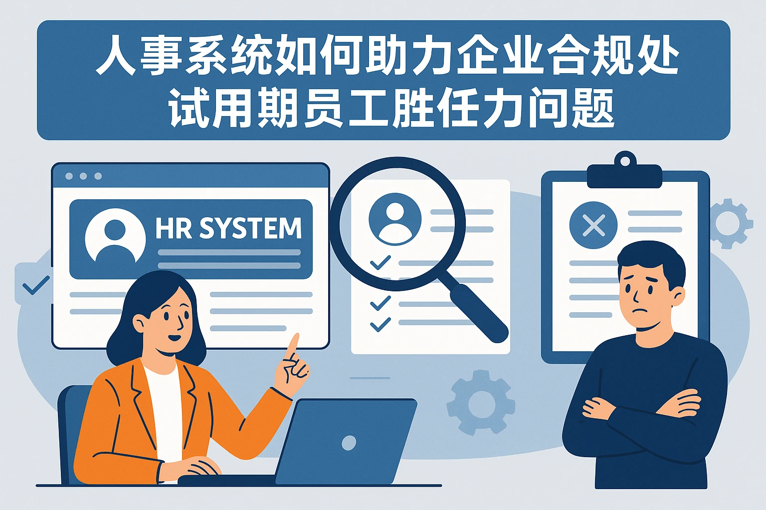 人事系统如何助力企业合规处理试用期员工胜任力问题
