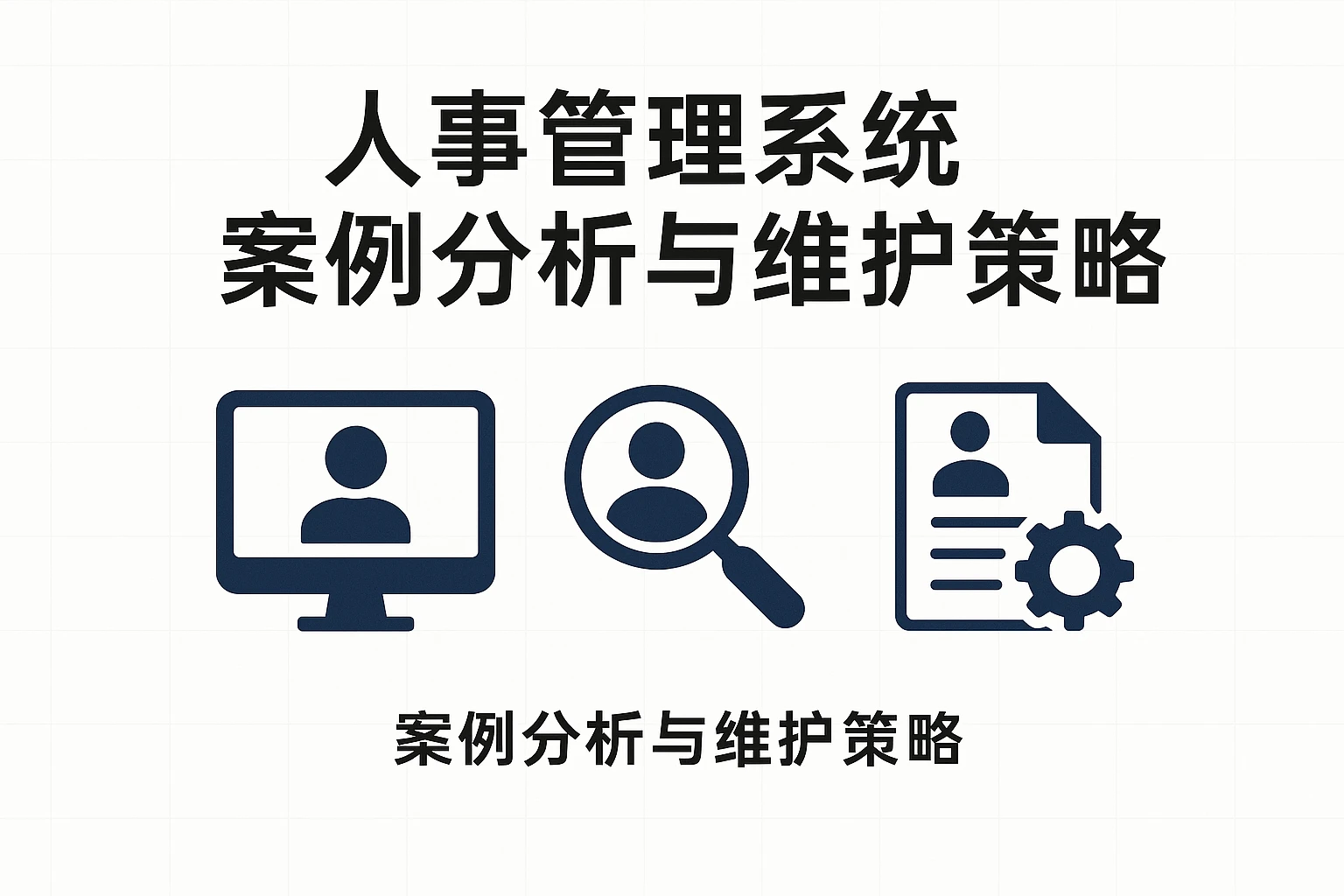 人事管理系统案例分析与维护策略