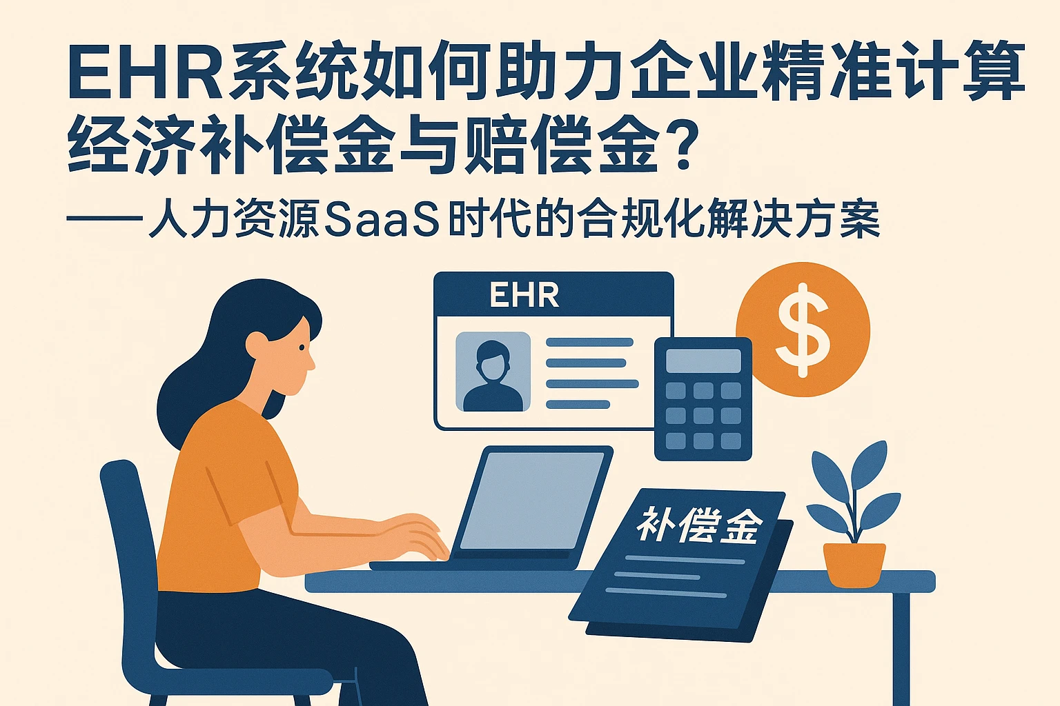 EHR系统如何助力企业精准计算经济补偿金与赔偿金?——人力资源SaaS时代的合规化解决方案