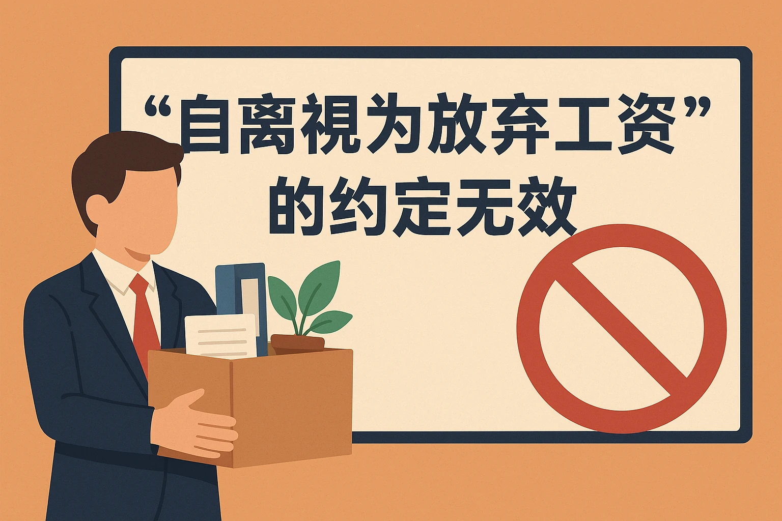 2. “自离视为放弃工资”的约定无效