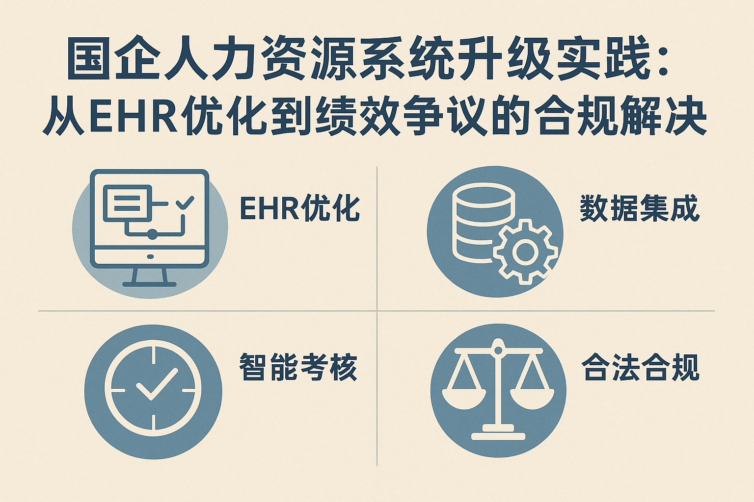 国企人力资源系统升级实践：从EHR优化到绩效争议的合规解决