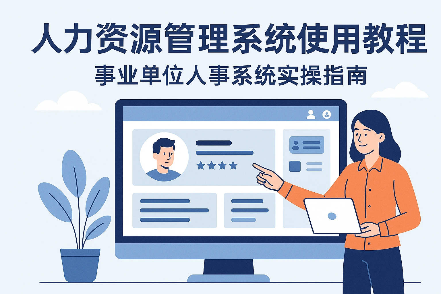 人力资源管理系统使用教程：事业单位人事系统实操指南