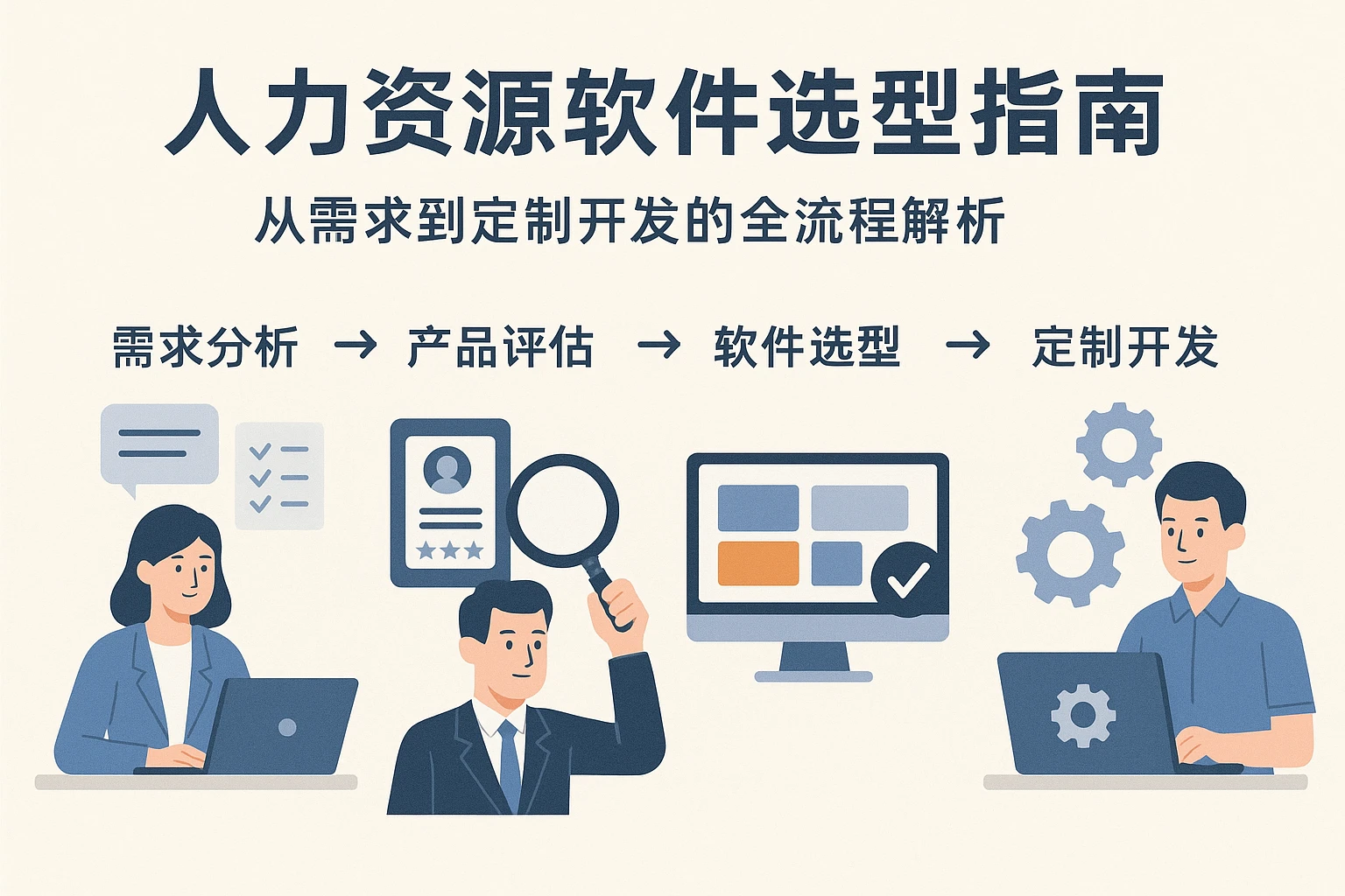 人力资源软件选型指南:从需求到定制开发的全流程解析