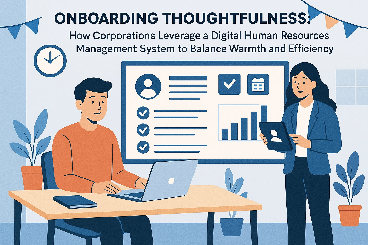 新员工入职布置的巧思：集团型企业如何用数字化人力资源管理系统平衡温度与效率