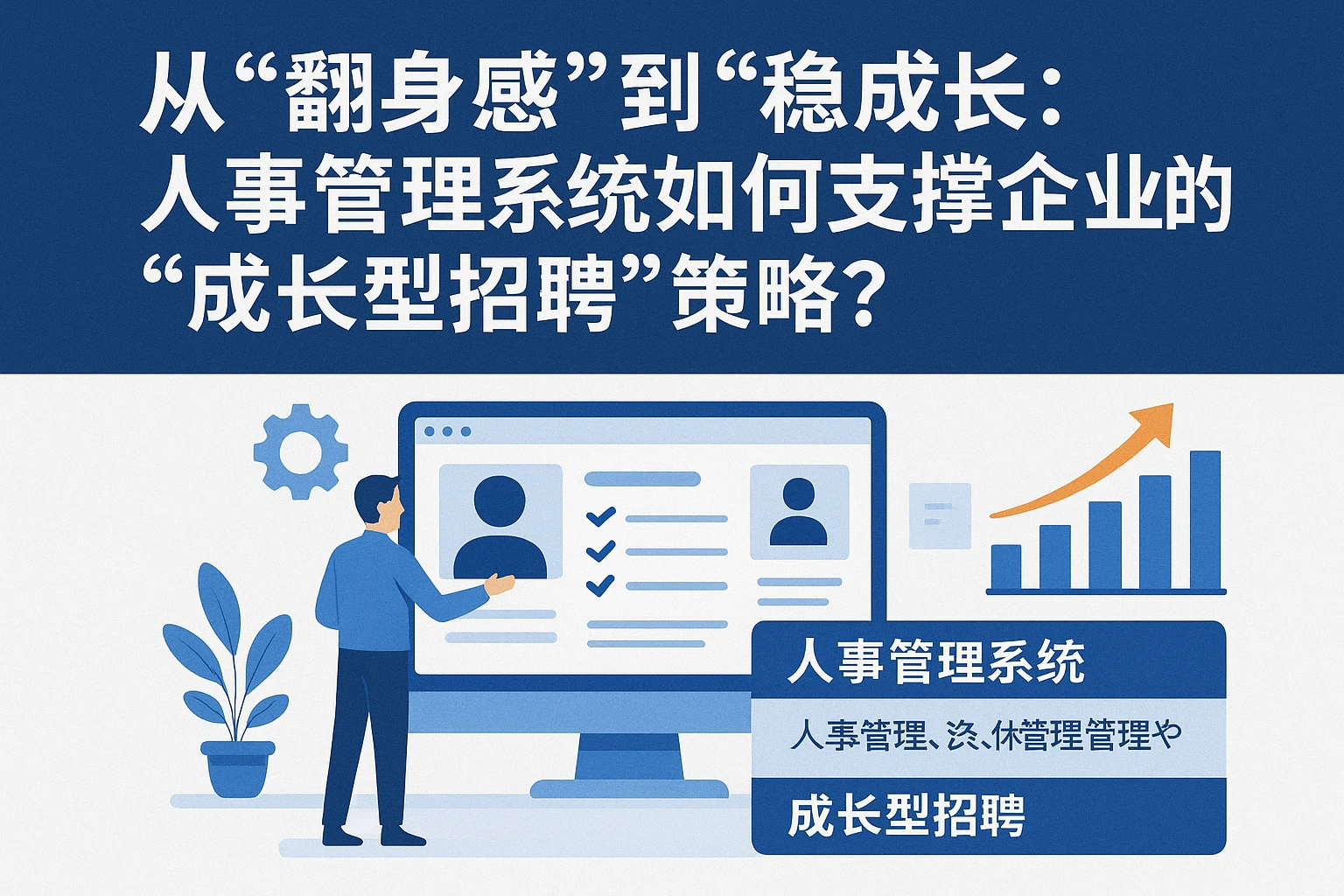 从“翻身感”到“稳成长”：人事管理系统如何支撑企业的“成长型招聘”策略？