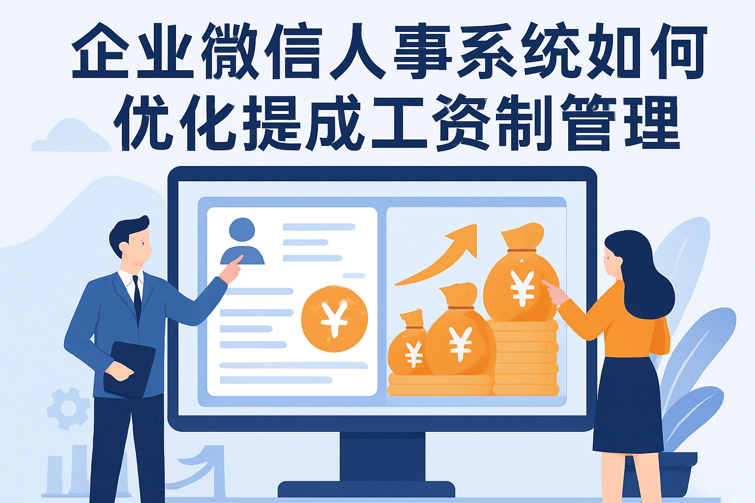 企业微信人事系统如何优化提成工资制管理