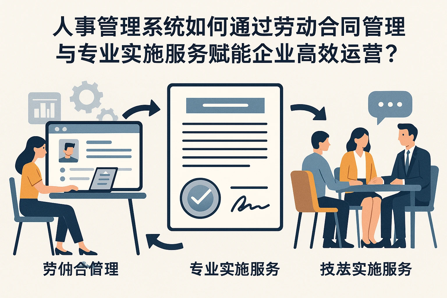 人事管理系统如何通过劳动合同管理与专业实施服务赋能企业高效运营？