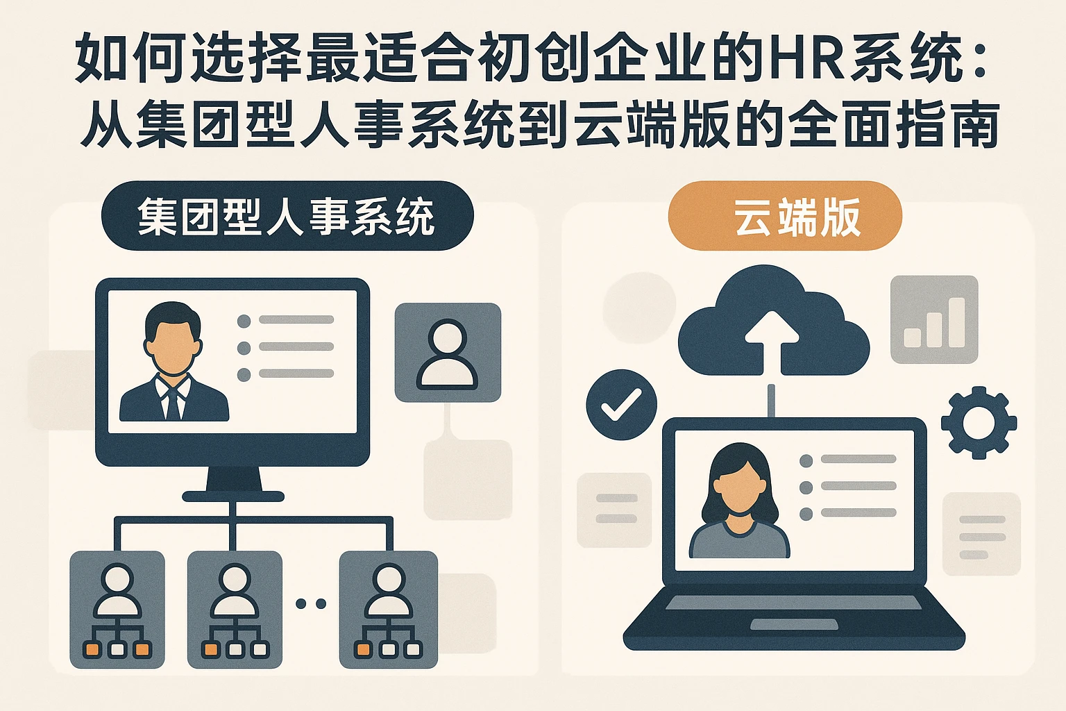 如何选择最适合初创企业的HR系统:从集团型人事系统到云端版的全面指南
