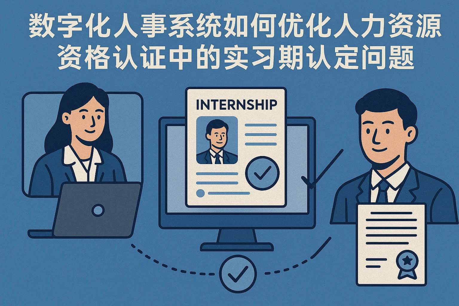 数字化人事系统如何优化人力资源资格认证中的实习期认定问题