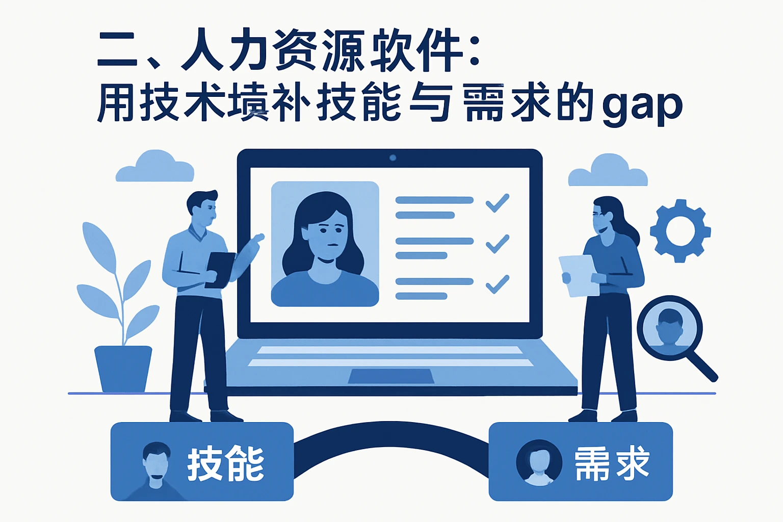 二、人力资源软件：用技术填补技能与需求的 gap