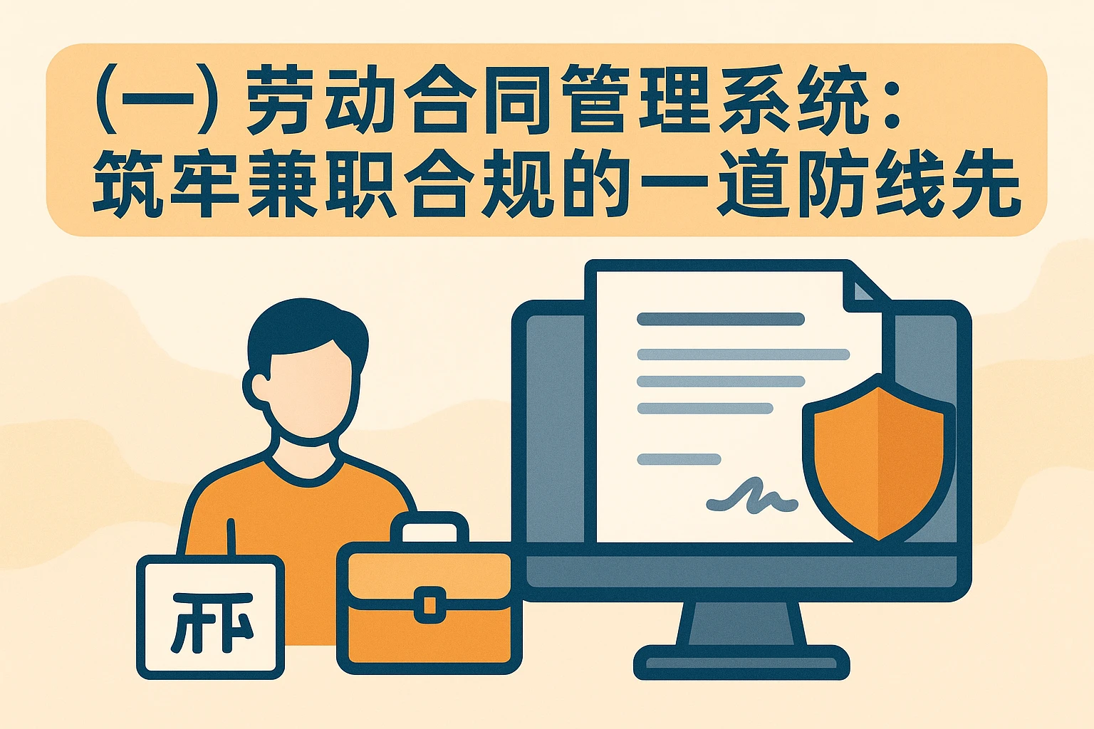 (一)劳动合同管理系统:筑牢兼职合规的第一道防线