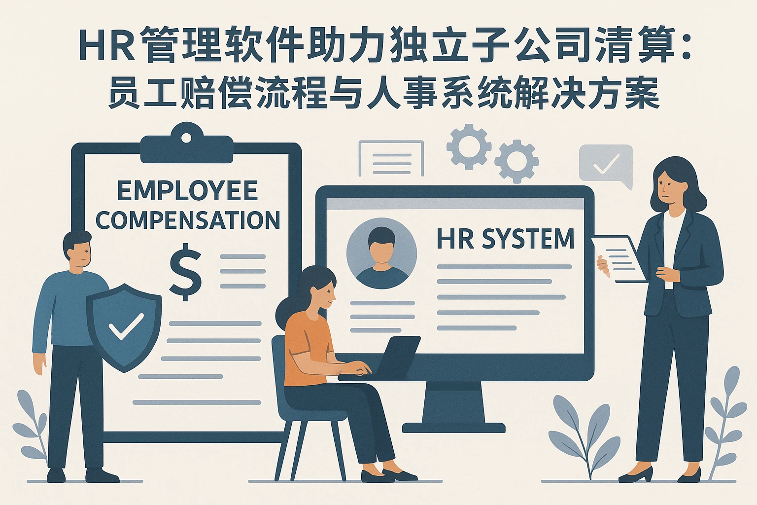 HR管理软件助力独立子公司清算：员工赔偿流程与人事系统解决方案