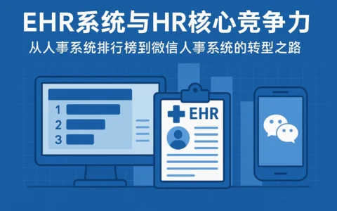 EHR系统与HR核心竞争力：从人事系统排行榜到微信人事系统的转型之路