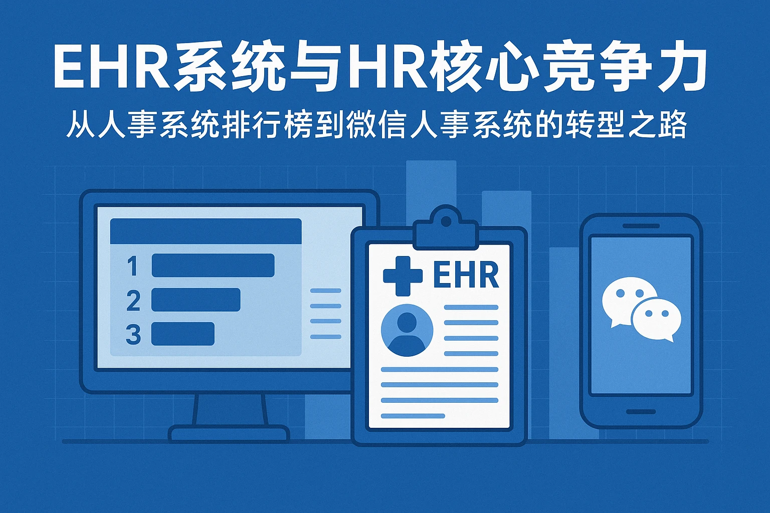 EHR系统与HR核心竞争力：从人事系统排行榜到微信人事系统的转型之路