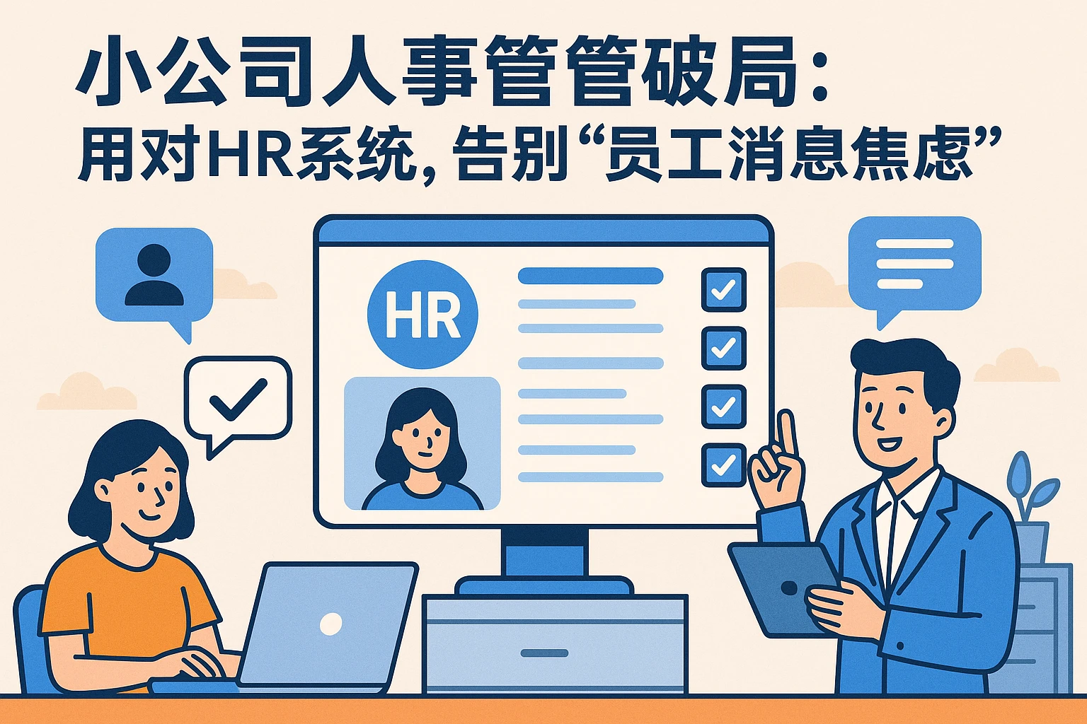 小公司人事管理破局：用对HR系统，告别“员工消息焦虑”