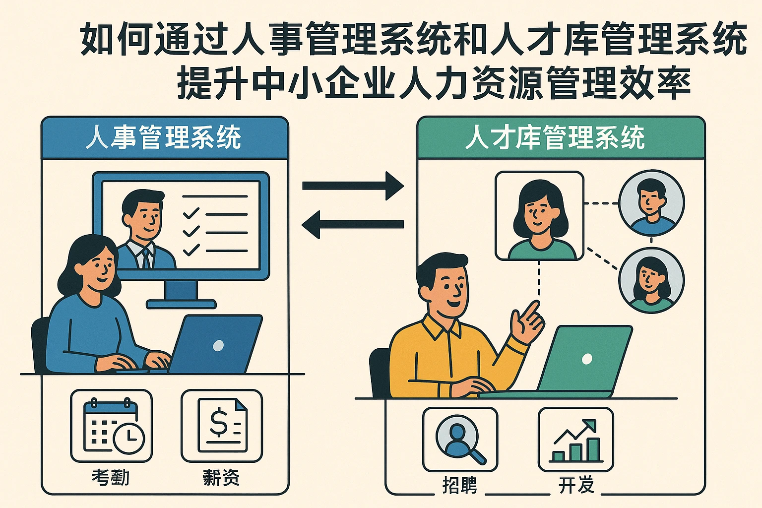 如何通过人事管理系统和人才库管理系统提升中小企业人力资源管理效率