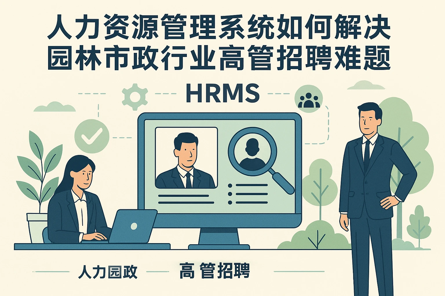 人力资源管理系统如何解决园林市政行业高管招聘难题