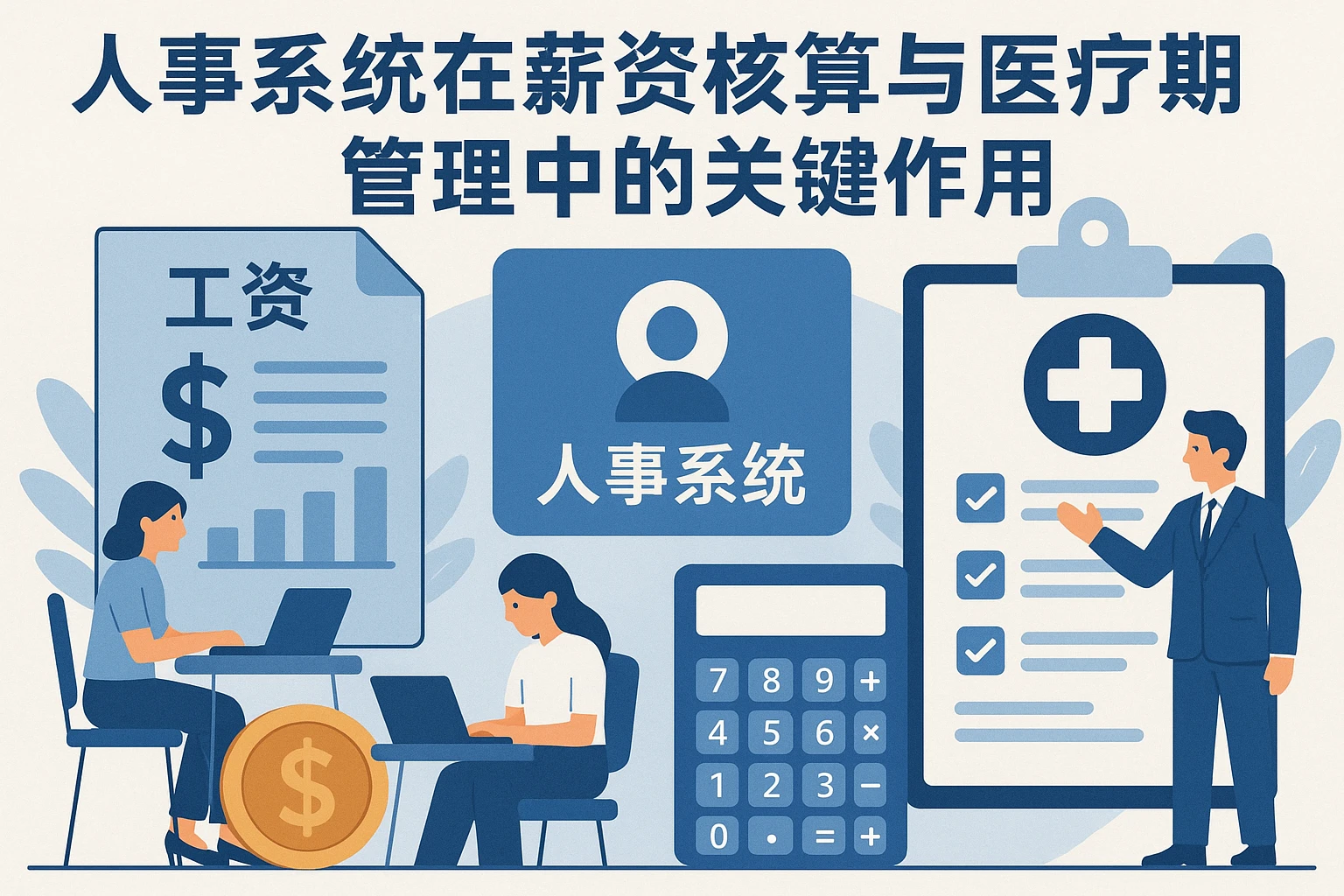 人事系统在薪资核算与医疗期管理中的关键作用