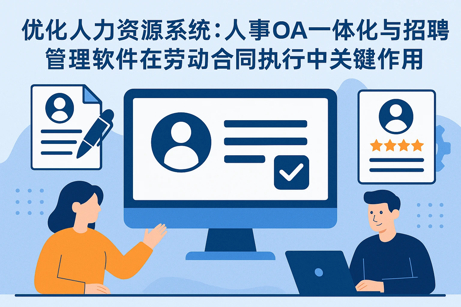 优化人力资源系统：人事OA一体化与招聘管理软件在劳动合同执行中的关键作用
