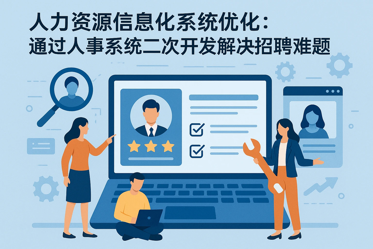 人力资源信息化系统优化:通过人事系统二次开发解决招聘难题