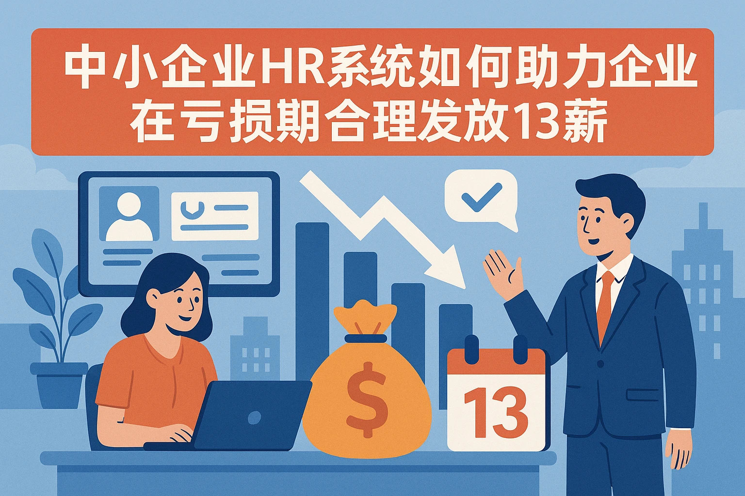 中小企业HR系统如何助力企业在亏损期合理发放13薪