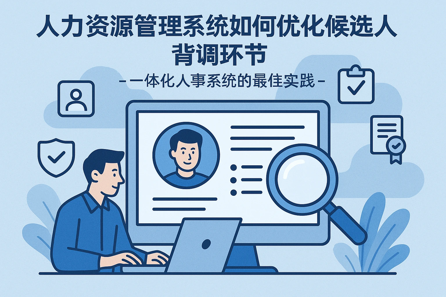 人力资源管理系统如何优化候选人背调环节——一体化人事系统的最佳实践