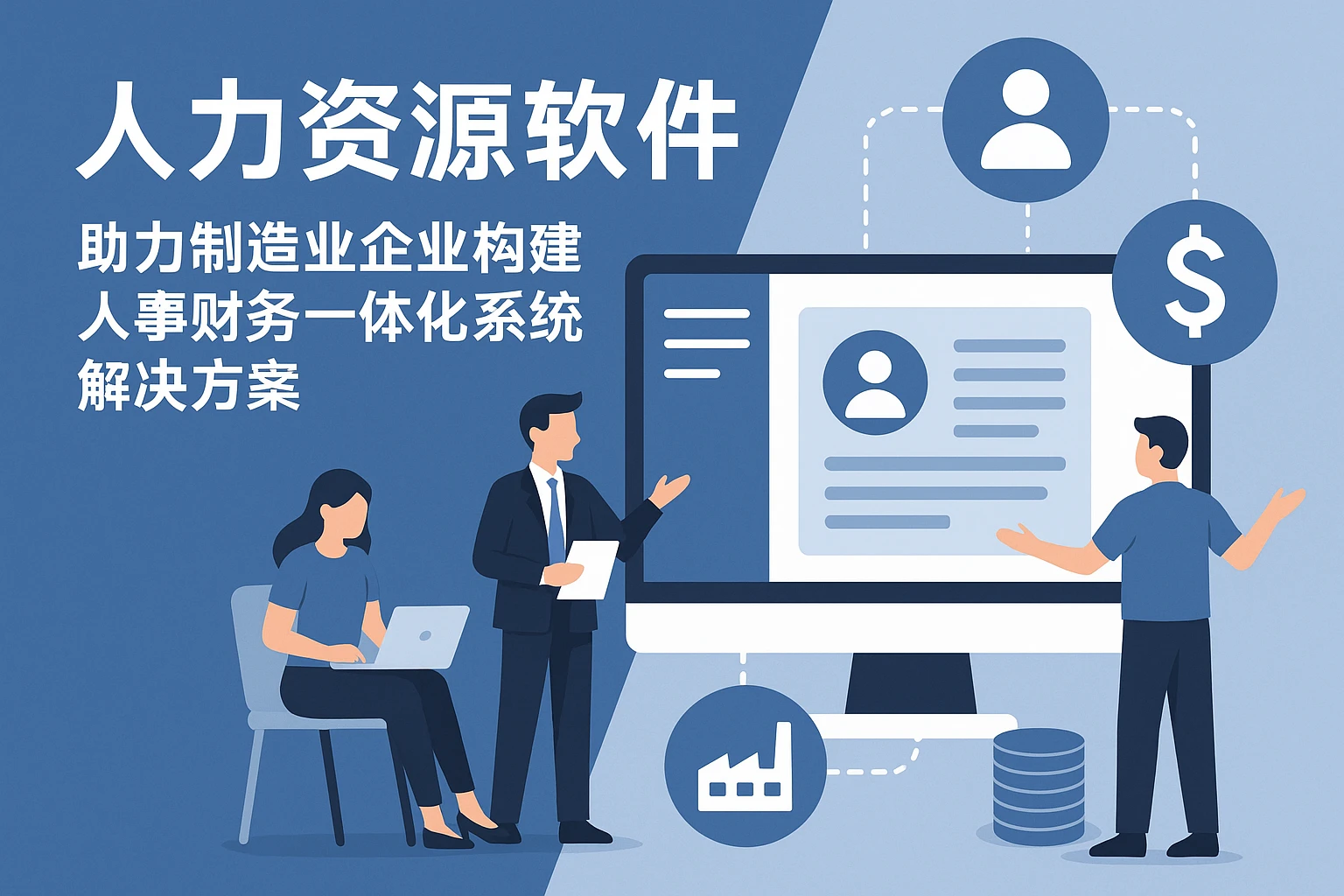 人力资源软件助力制造业企业构建人事财务一体化系统解决方案
