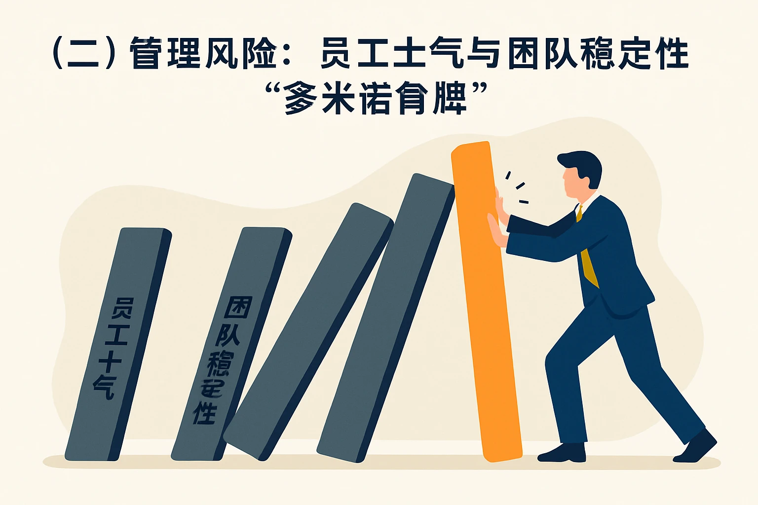 （二）管理风险：员工士气与团队稳定性的“多米诺骨牌”