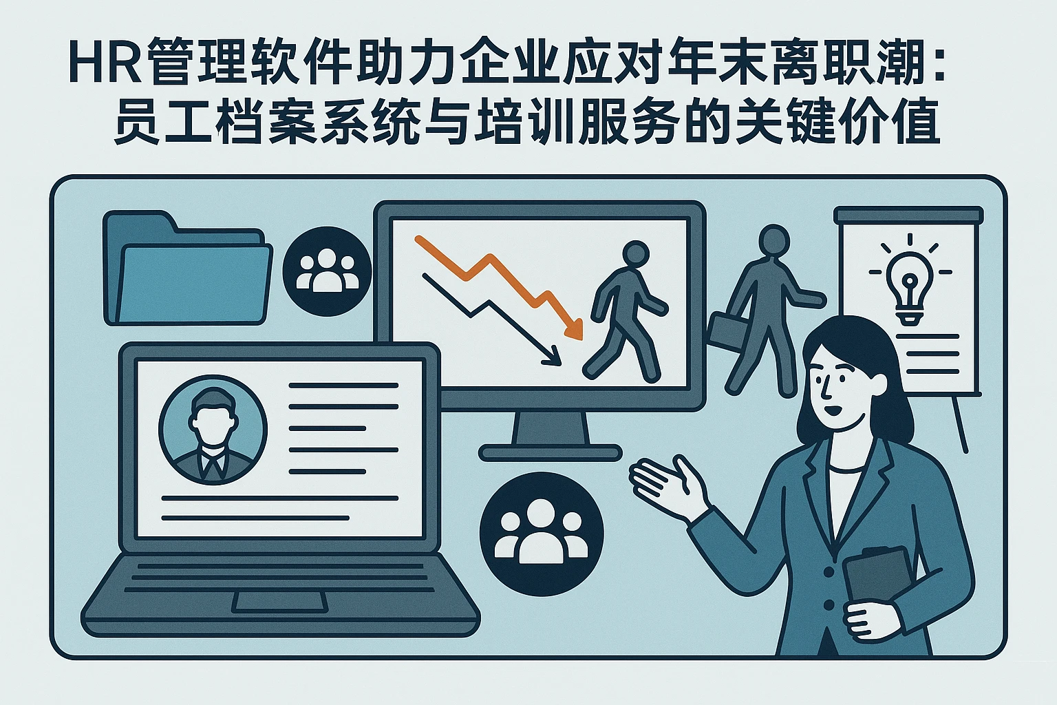 HR管理软件助力企业应对年末离职潮:员工档案系统与培训服务的关键价值