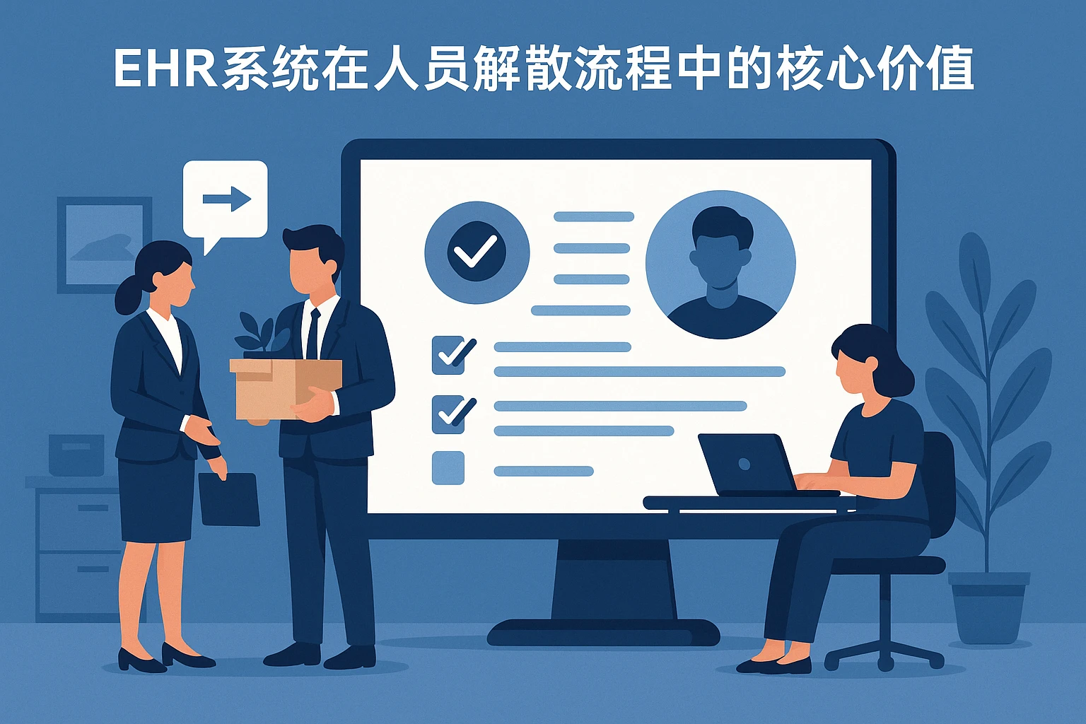 EHR系统在人员解散流程中的核心价值