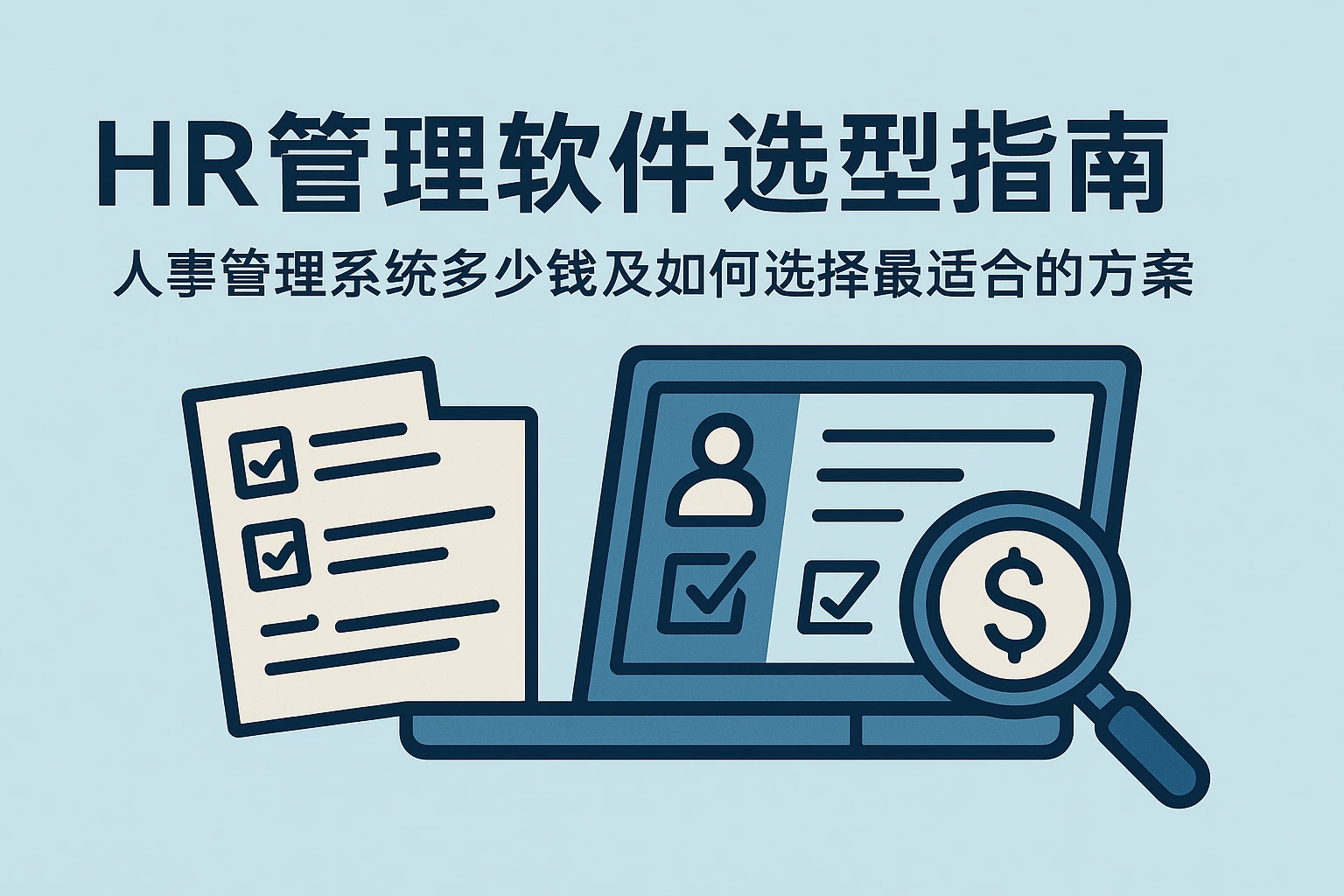 HR管理软件选型指南：人事管理系统多少钱及如何选择最适合的方案