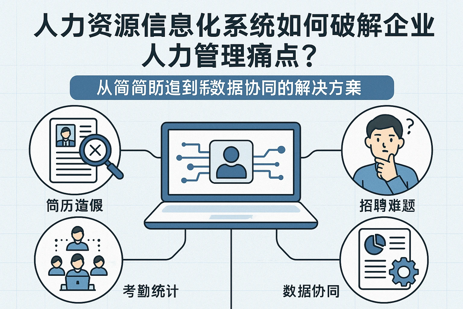人力资源信息化系统如何破解企业人力管理痛点？从简历造假到数据协同的解决方案