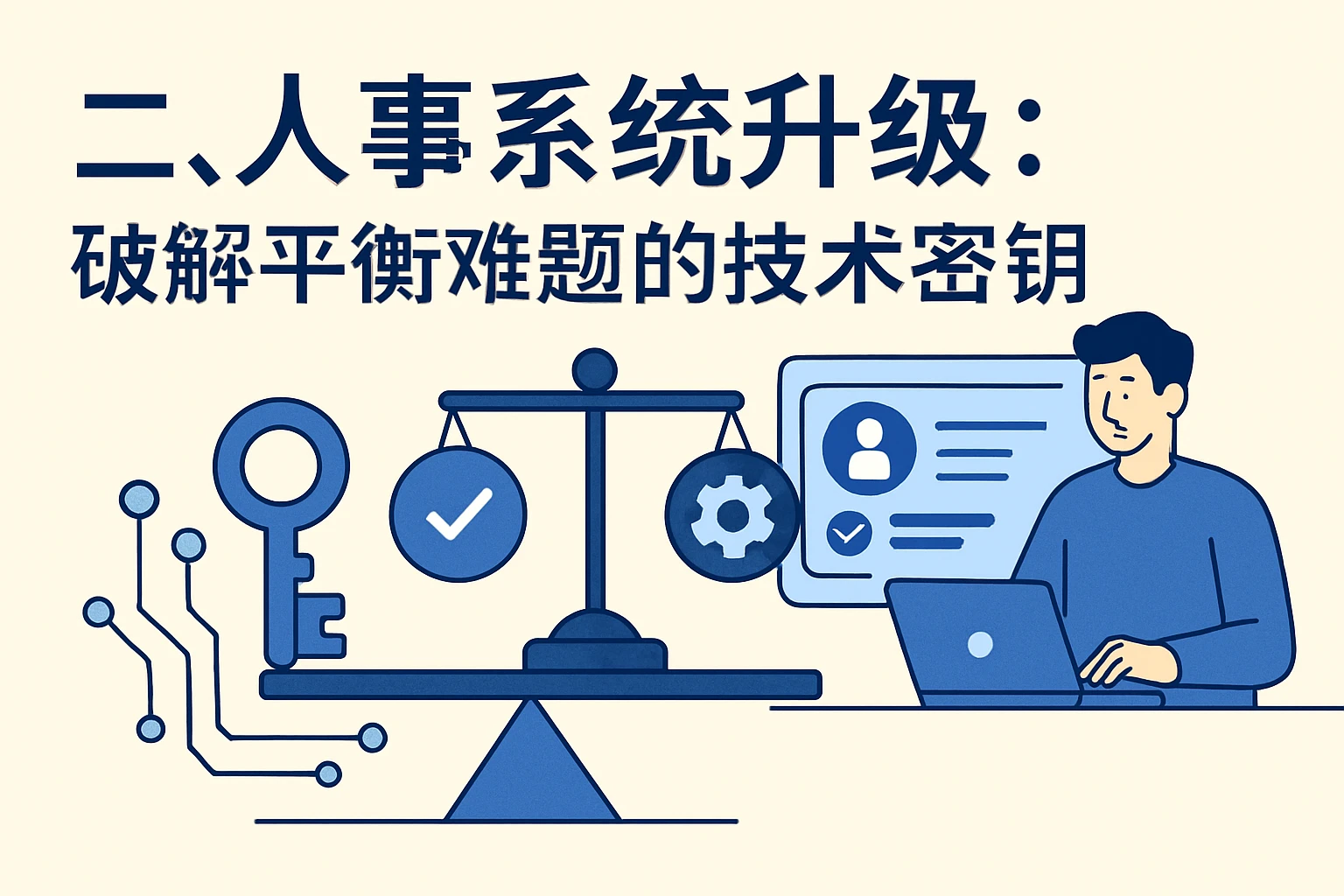 二、人事系统升级：破解平衡难题的技术密钥