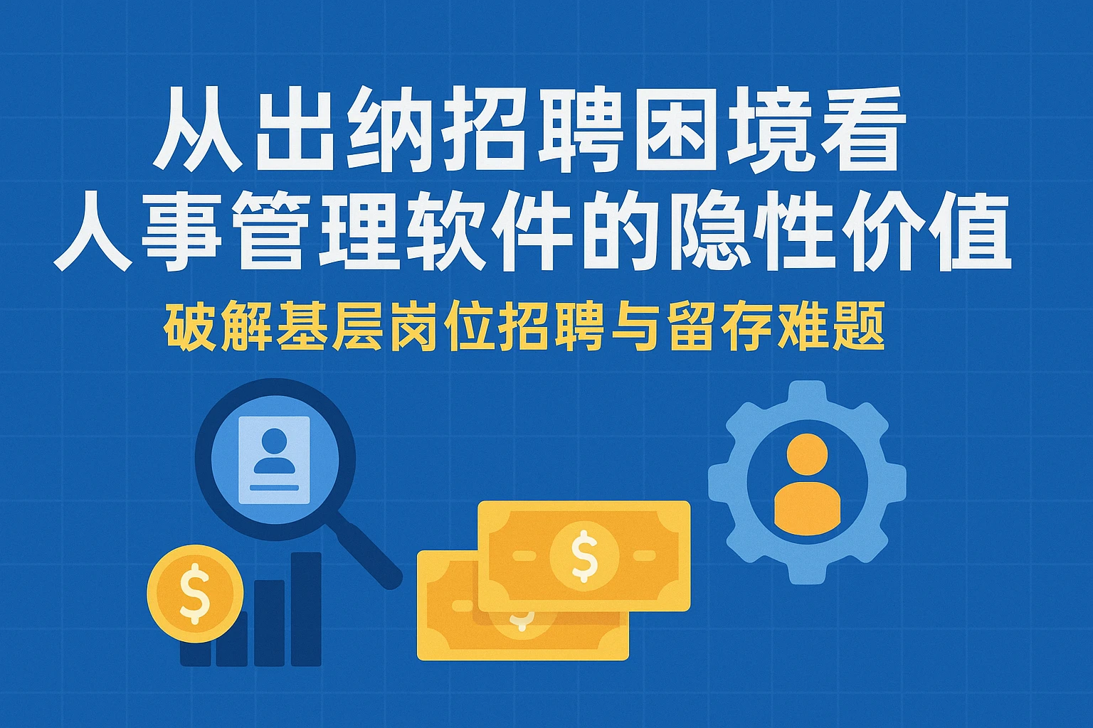 从出纳招聘困境看人事管理软件的隐性价值：破解基层岗位招聘与留存难题