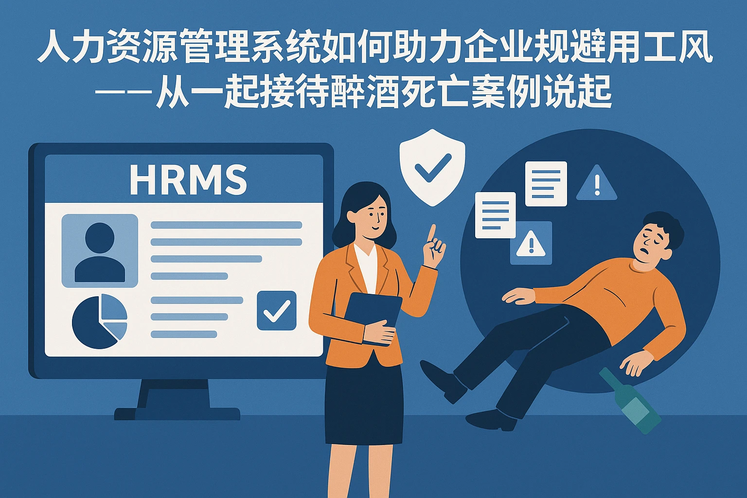 人力资源管理系统如何助力企业规避用工风险——从一起接待醉酒死亡案例说起