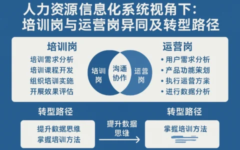 人力资源信息化系统视角下：培训岗与运营岗的异同及转型路径