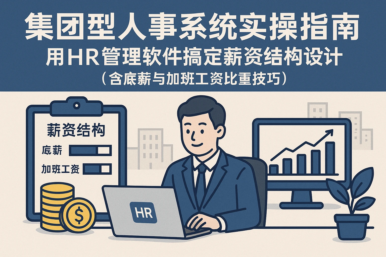 集团型人事系统实操指南:用HR管理软件搞定薪资结构设计(含底薪与加班工资比重技巧)